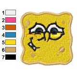 SpongeBob Smiley Machine Embroidery Design 02
